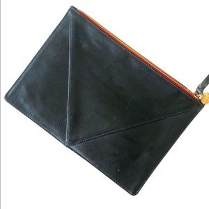 Clare V Navy Blue Clutch